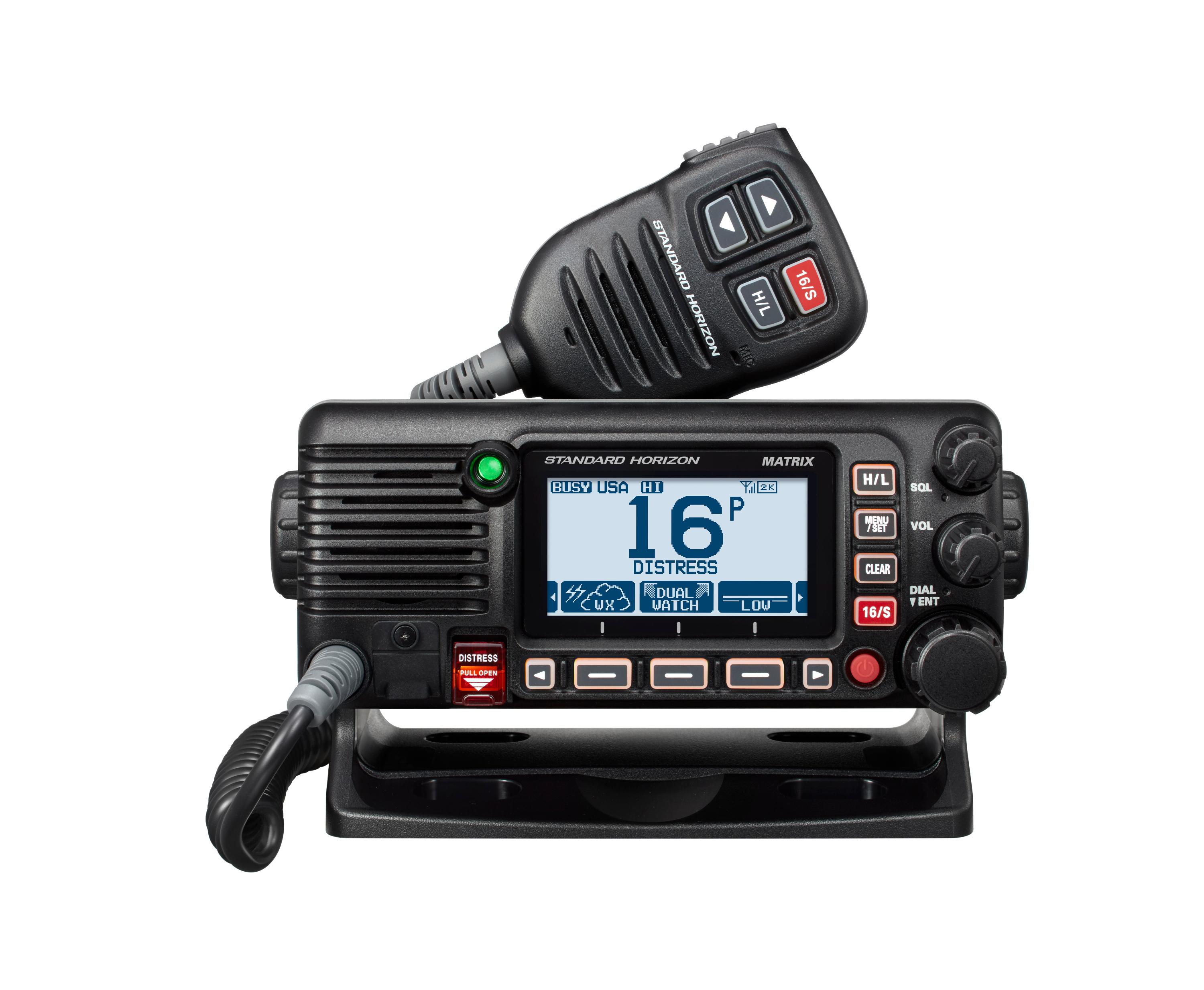 Standard Matrix AIS/GPS Black 25w Fixed Mount Vhf NMEA2000 GX2400B