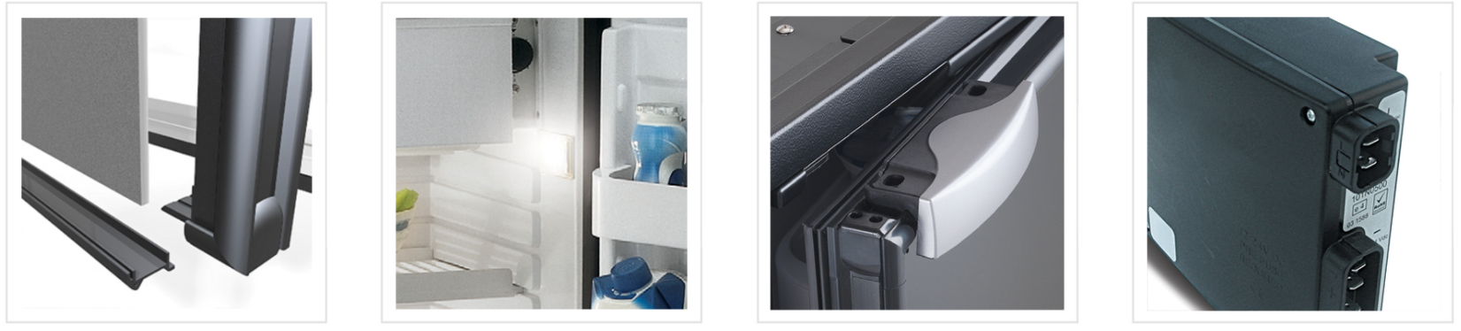 Vitrifrigo C115IBD3-FL-1 RV Electric Refrigerator Freezer - DC Only - 4.2 CF