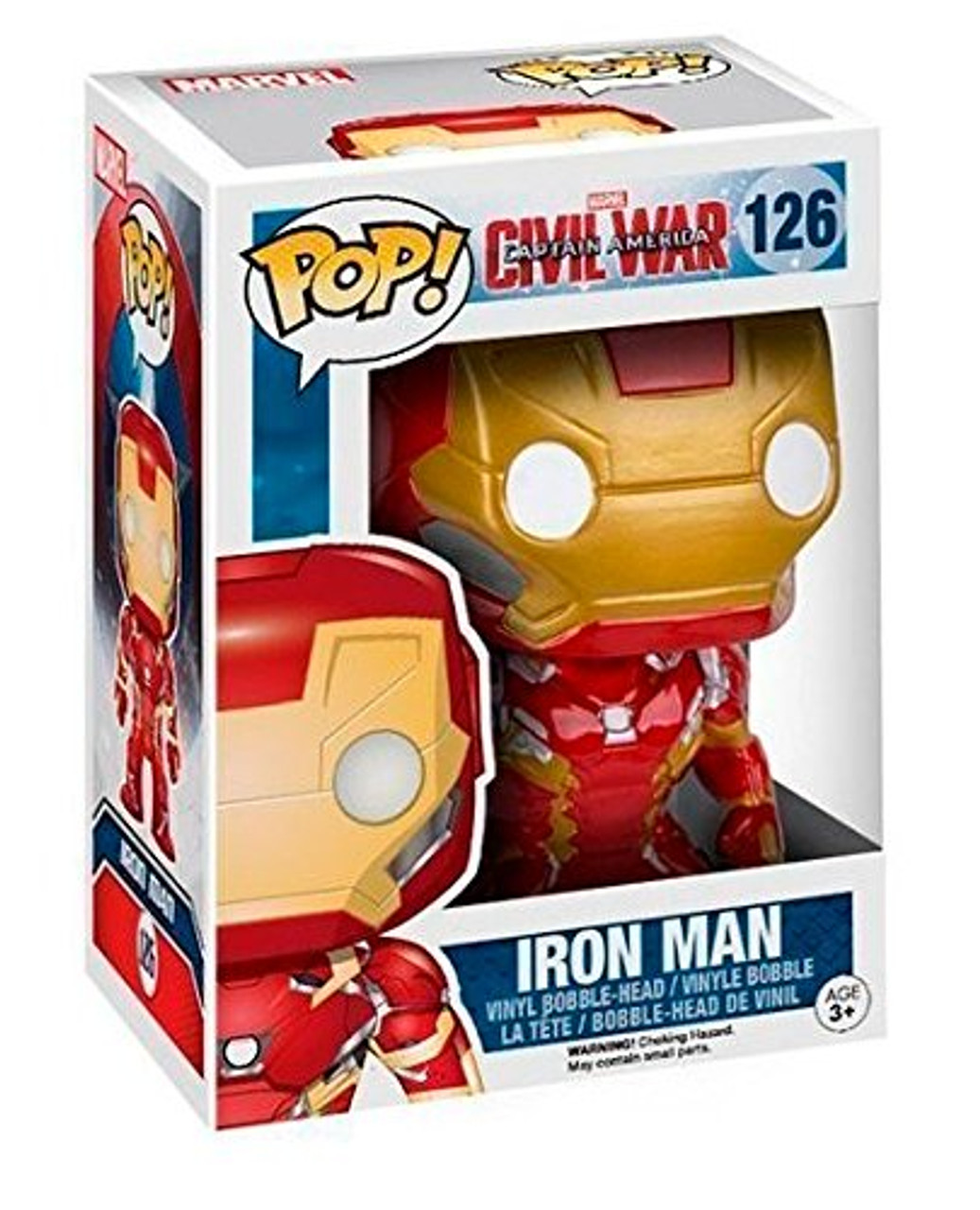 Pop Marvel Captain America Civil War 126 Iron Man Funko figure