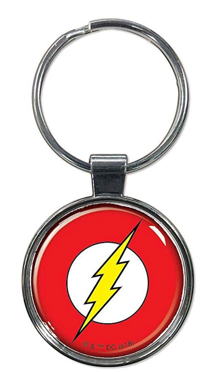 Dc Comics The Flash Logo Keychain Ata Boy Toysheik