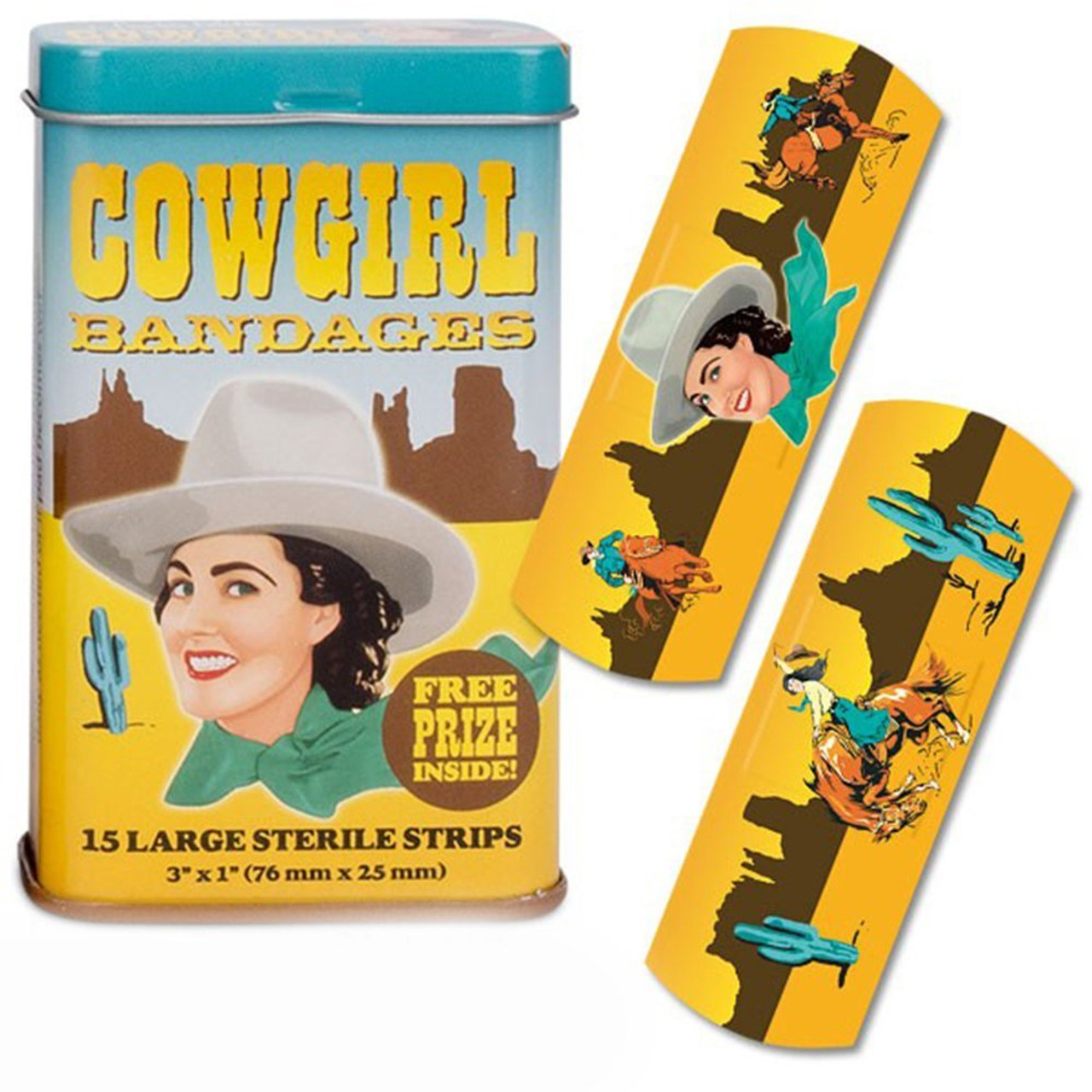 Accoutrements Cowgirl Bandages 15pcs 26167 - Toysheik