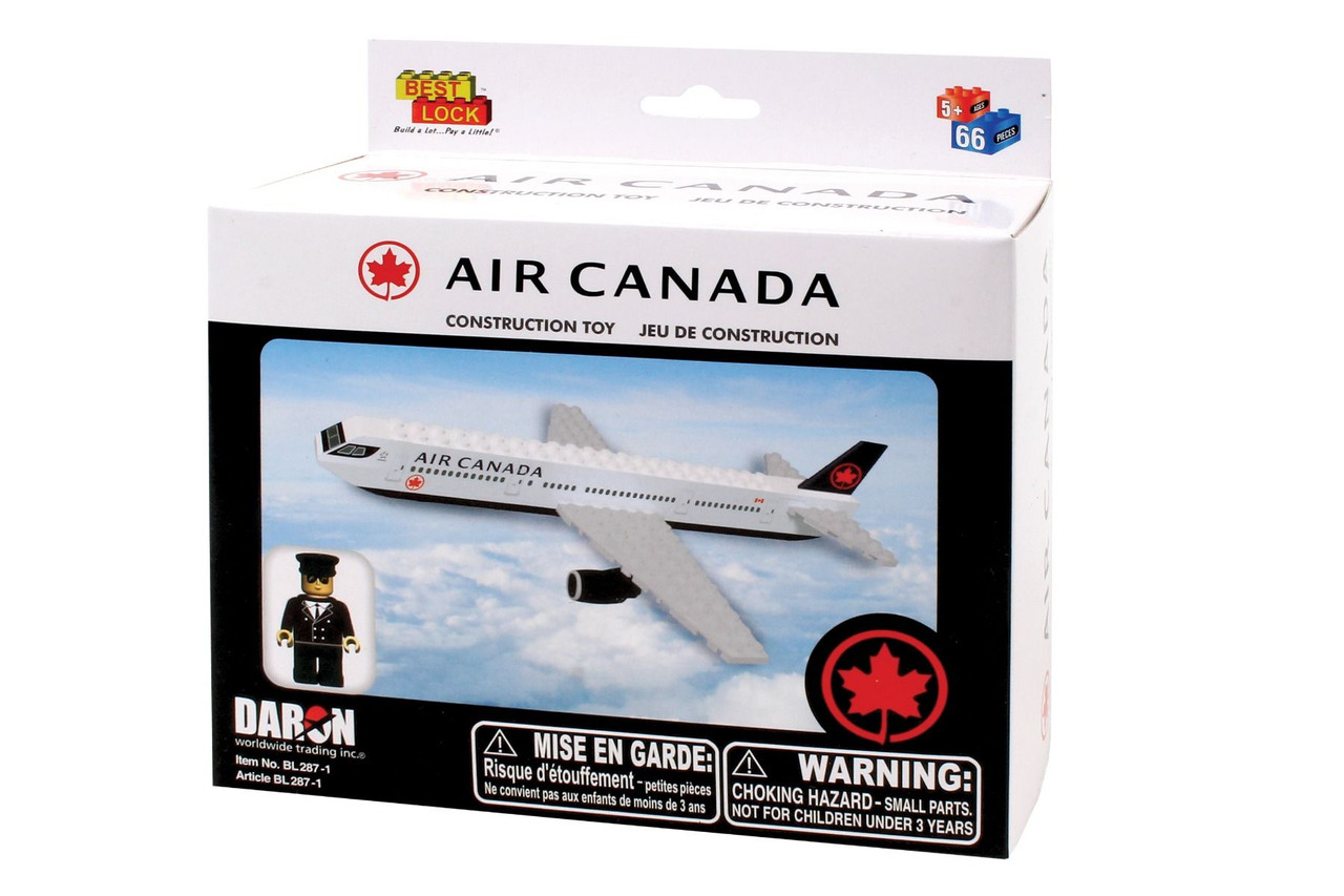 Daron Air Canada Plane 66 Piece Construction Toy 52873 - Toysheik