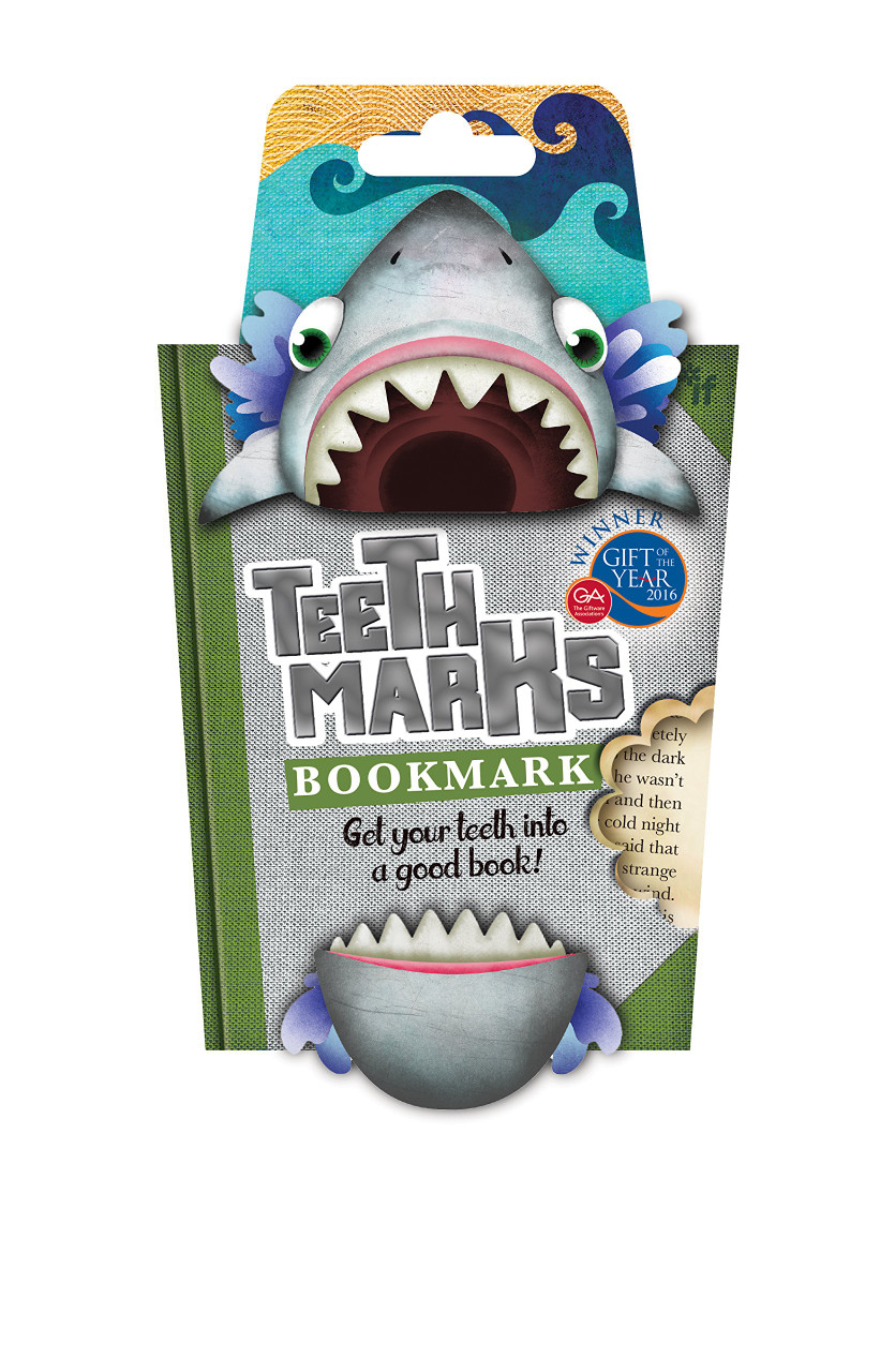 Shark Teeth Marks Bookmark by If USA 69040 Toysheik