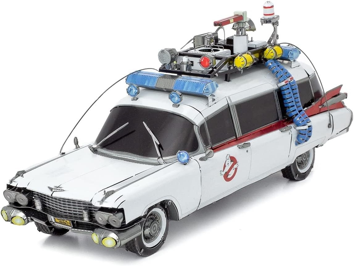 Metal Earth Premium Ghostbusters Ecto-1 3-D Model + tweezers 01488