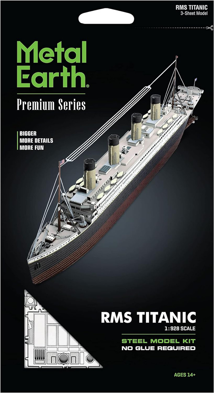 Metal Earth Premium RMS Titanic 3 Sheet 3D Laser Cut Model +