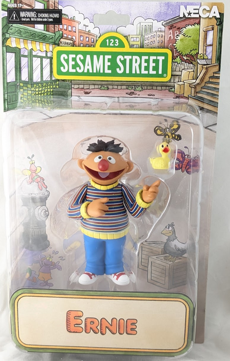 Toony Sesame Street Classic Ernie toy figure NECA 86063 - Toysheik