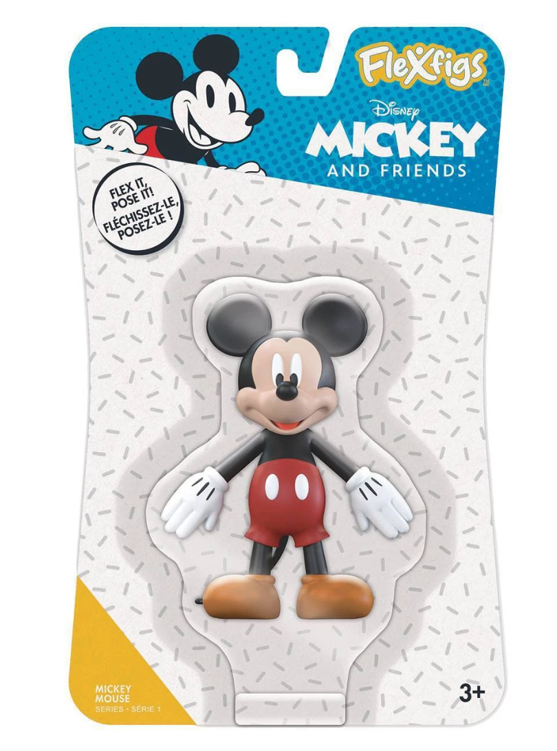 FleXfigs Disney Mickey Friends Mickey Mouse bendable toy figure NJ