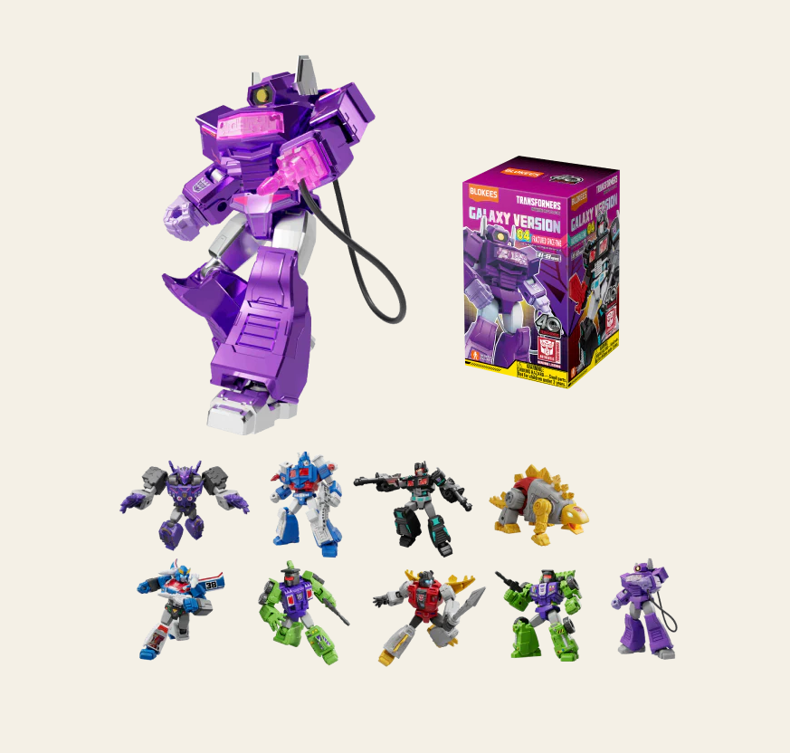 Blokees トランスフォーマー 閃耀版 プラ 第4弾 6boxセット　未開封 Blokees Transformers Galaxy ver.4 Fractured Space-Time (1 Blind