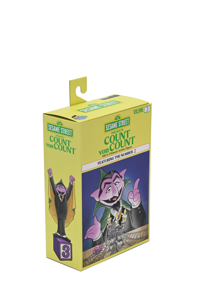 Sesame Street Ultimate Count von Count figure NECA 86216 - Toysheik