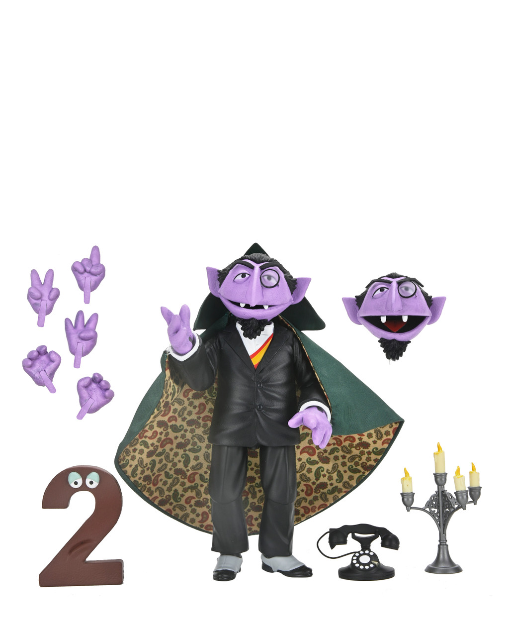Sesame Street Ultimate Count von Count figure NECA 86216 - Toysheik