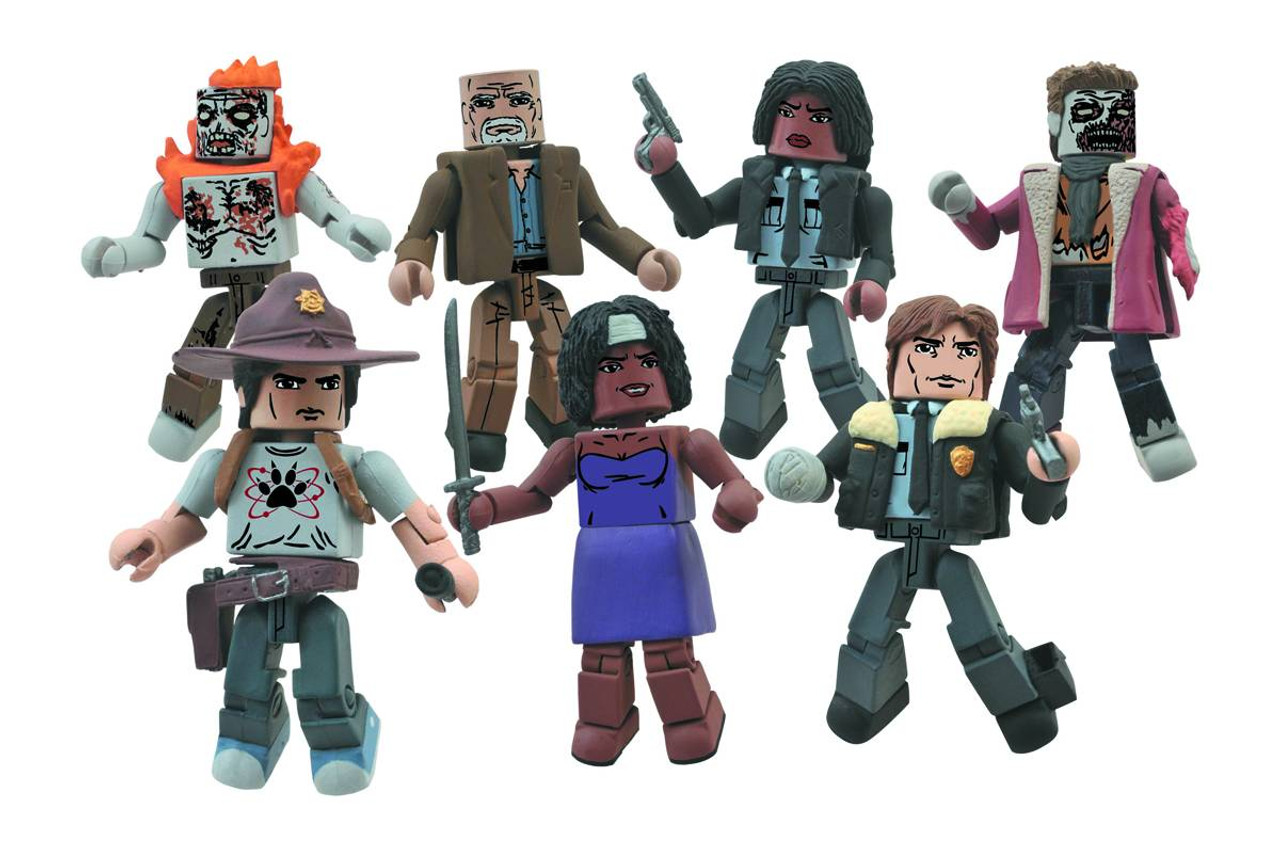 Walking Dead Minimates s6 Rick Grimes u0026 Douglas Monroe Diamond 812891 -  uniqueemployment.ca