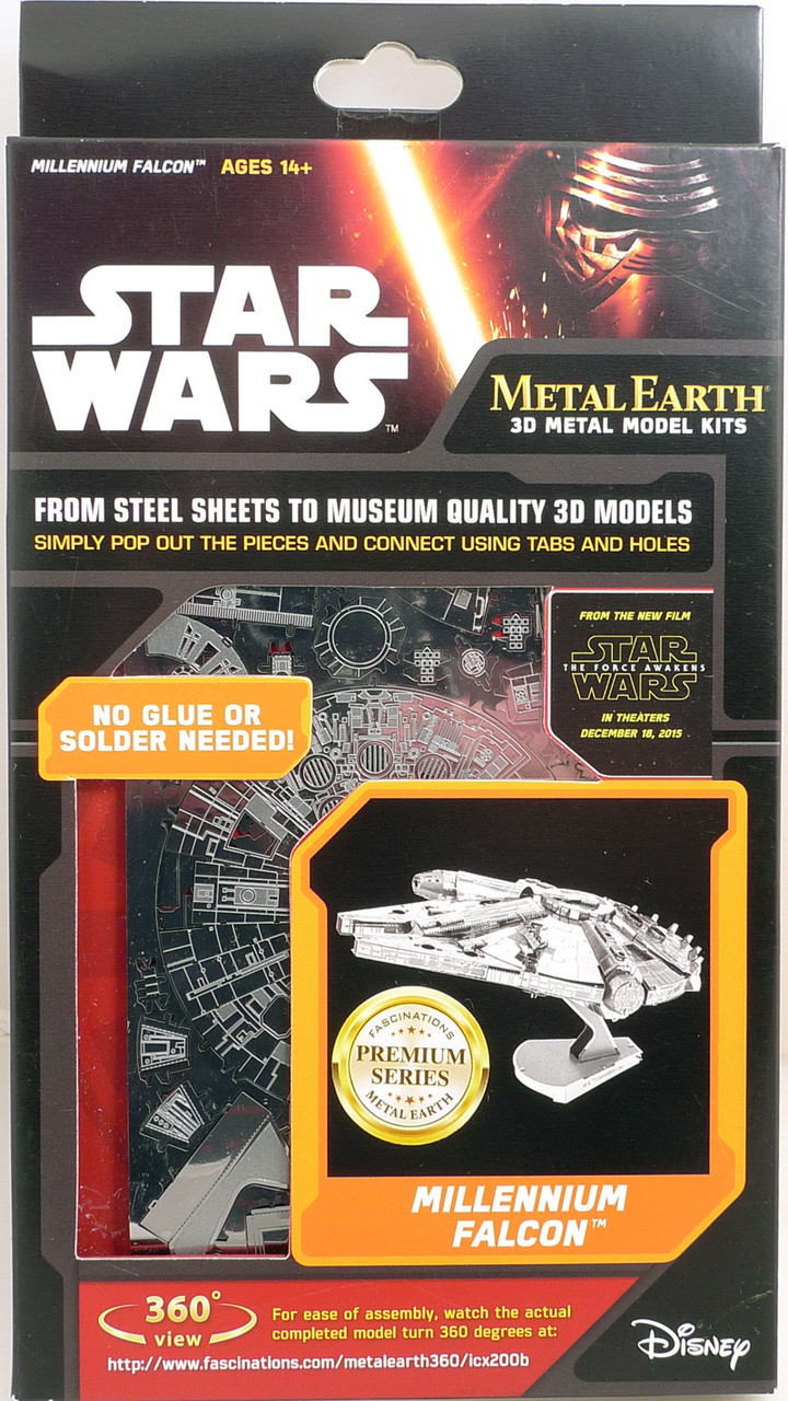 Millennium Falcon Metal Earth Star Wars Premium Series