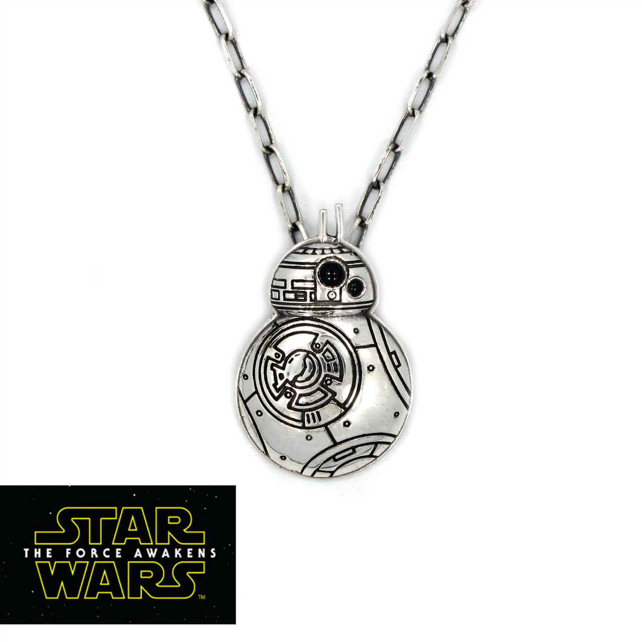 Amazon.com: Star Wars Jewelry Episode 7 Rey Stainless Steel Cameo Pendant  Necklace, 18