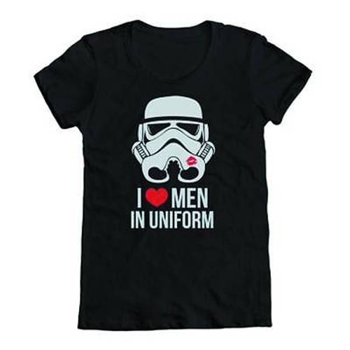 Star Wars I Heart Men in Uniform s-Large t-shirt 010516