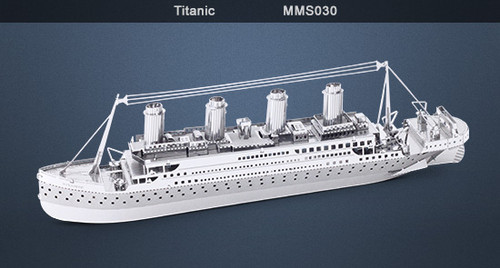 Metal Earth Titanic 3D Metal  Model + Tweezer  010305