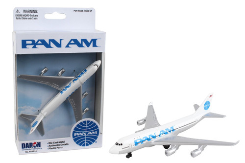 Daron Pan Am Plane Die Cast Metal Toy 27567