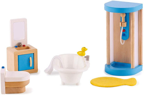 Hape Wooden Doll House Family Bathroom Set 04498