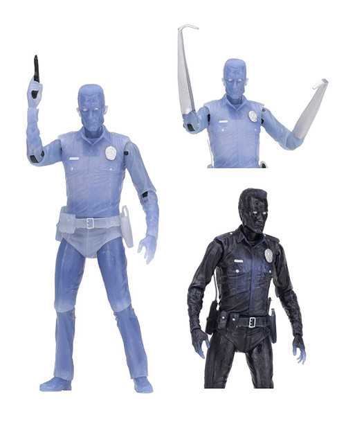 Kenner Tribute White-Hot T-1000 color changing figure Neca 19196