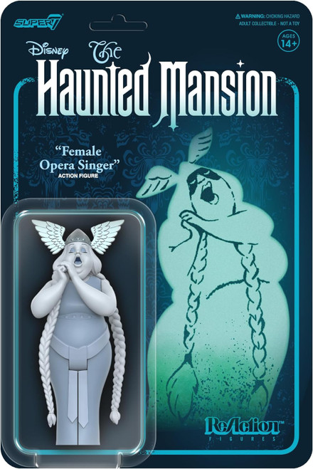 Reaction Haunted Mansion Female Opera Singer figure Super7 18996