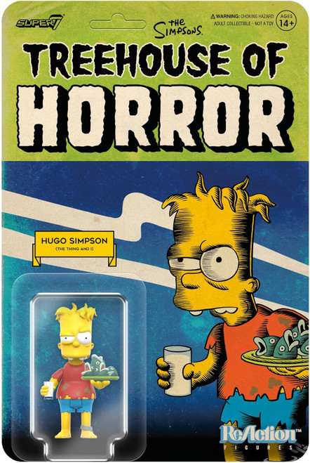 Reaction Simpsons v2 Tree House of Horror Hugo Simpson figure Super7 32190
