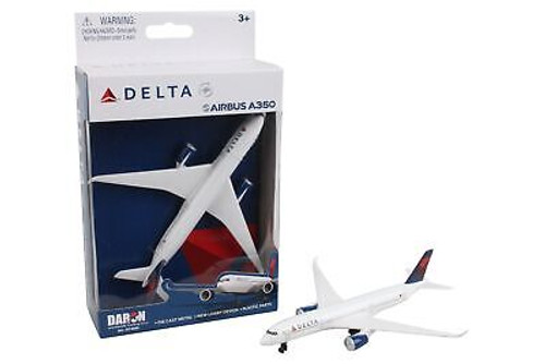 Daron Delta Airbus A350 Plane Die Cast Metal Toy 20292