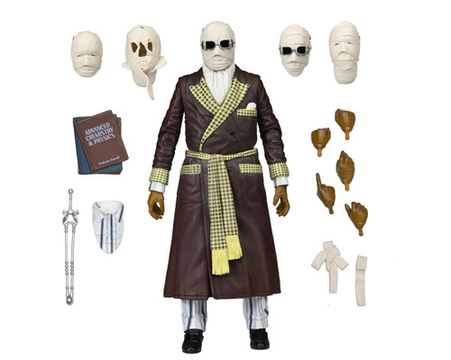 Universal Monsters Ultimate Invisible Man Kemp House Color Toy figure NECA 48573