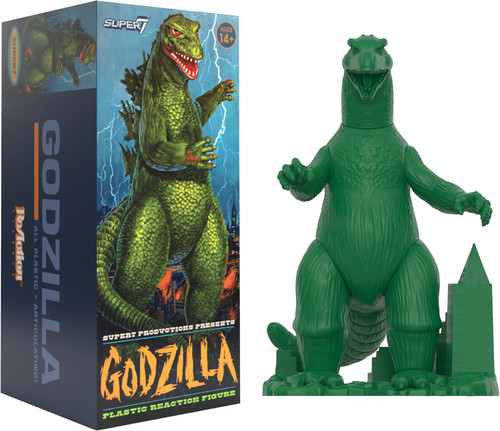 Reaction Toho Godzilla Model Kit Box Classic Movie figure Super7 78785