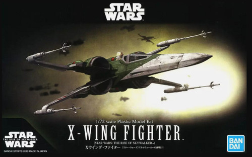 Star Wars X-Wing Fighter 1/72 Scale Model [Rise of Skywalker Ver Bandai 83130 Star Wars X-Wing Fighter 1/72 Scale Model [Rise of Skywalker Ver Bandai 83130