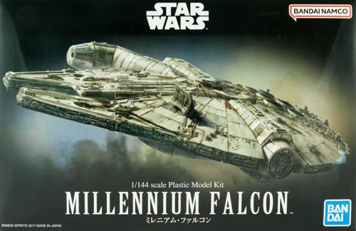 Star Wars Millennium Falcon The Last Jedi 1:144 Scale Model Kit Bandai 38267