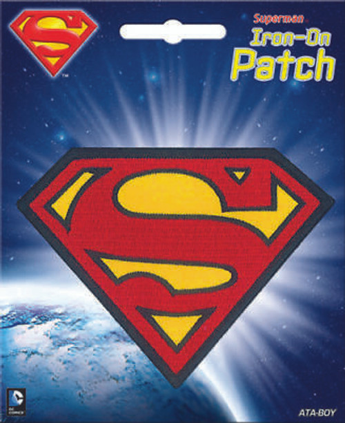 DC Comics Superman Logo Iron-On Patch Ata-Boy 10236
