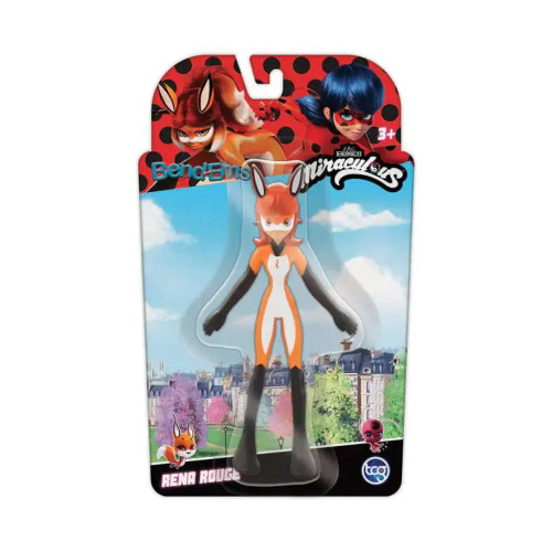 Miraculous Flexfigs Rena Rouge bendable toy figure NJ Croce 50491
