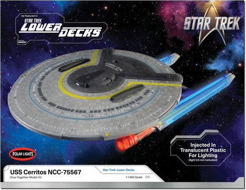 Polar Lights Star Trek Lower Decks USS Cerritos NCC-75567 1:1400 scale 66867