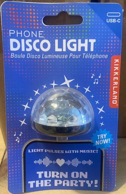 USB-C Disco Phone Light Kikkerland 27135