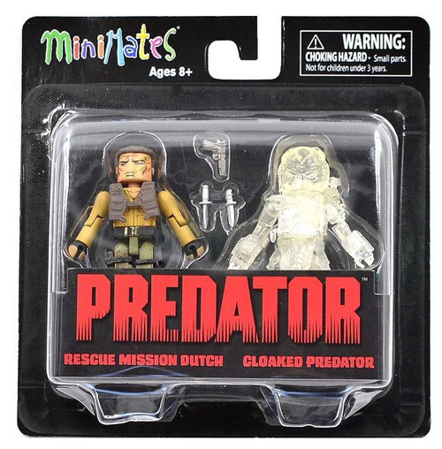 Minimates Predators Rescue Mission Dutch & Cloaked Predator Diamond 19334