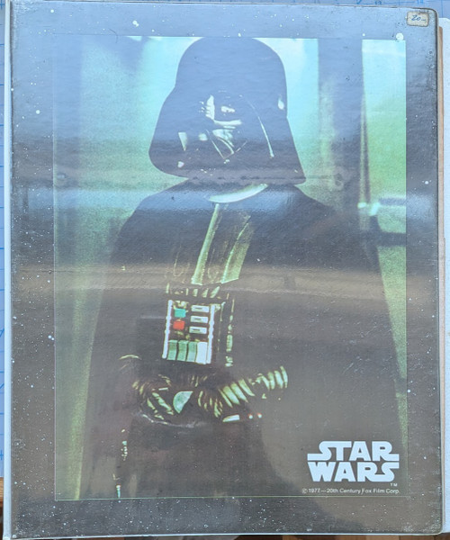 1978 Star Wars Mead System Notes & File Ensemble Organizer Darth Vader Clip Book