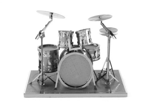 Metal Earth Drum Set 3D Metal Model + Tweezer 010763