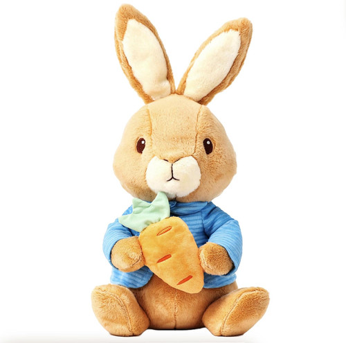 Peter Rabbit Holding Carrot Plush 13 " Kids Preferred 43118