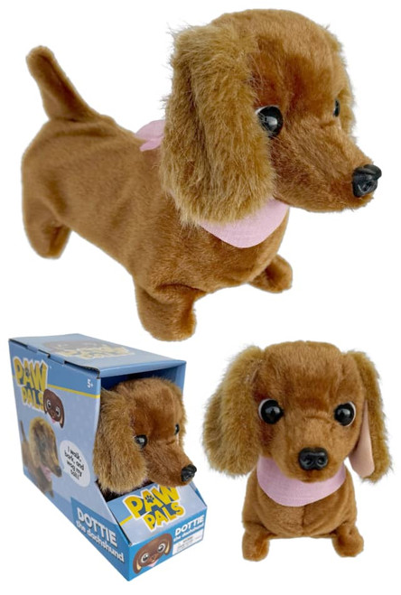Paw Pals Dottie the Dachshund Battery Powered Walking Toy 31567