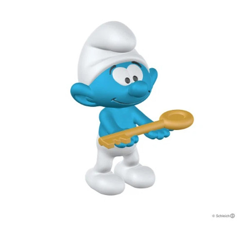 Smurfs 20795 Smurf with key toy figure Schleich 12150