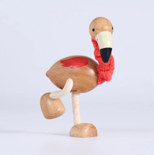 Anamalz Coral Bay Flamingo Wooden Toy 17738