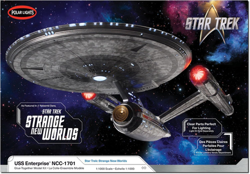 Polar Lights Star Trek Strange New Worlds USS Enterprise NCC-1701 1:10000 60667