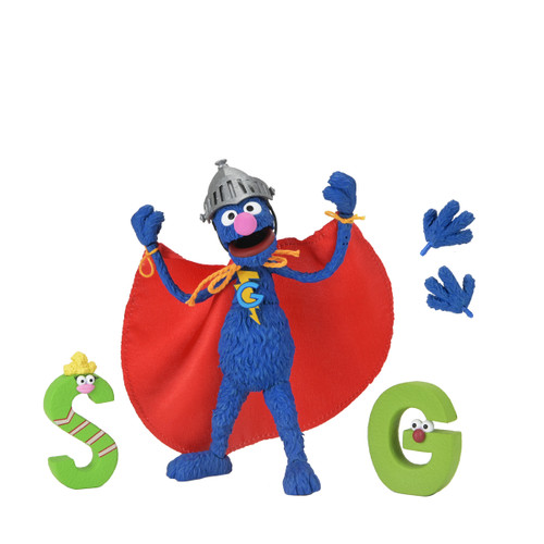 Sesame Street s4 Ultimate Super Grover figure NECA 86247