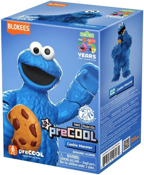 Blokees Sesame Street preCool wave 1 Cookie Monster Figure 08985