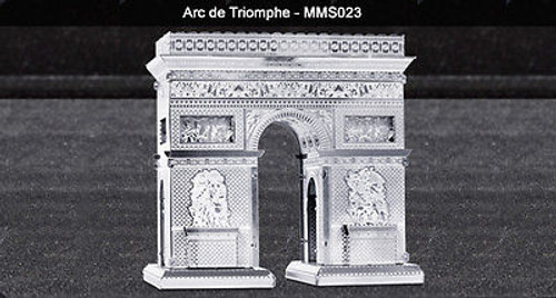 Metal Earth Arc De Triomphe 3D Metal Model + Tweezer 010237