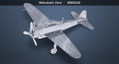 Metal Earth Mitsubishi Zero 3D Metal Model + Tweezer 010282