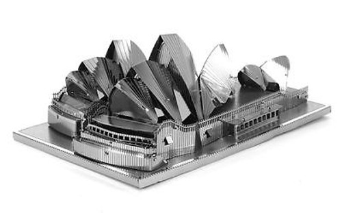 Metal Earth Sydney Opera House 3D Metal Model + Tweezer 010534
