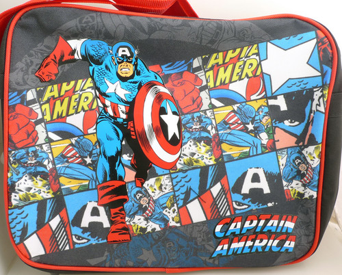 Marvel Comics Retro Captain America Messenger Bag by BB Design 913098