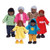 Hape Happy Family African American doll house accessory 004573