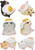 Kitan Club Hamster 'N Egg Plastic Toy figure (1 Random Blind Box) 03770