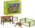 Farm World 42420 Rabbit Hutch and Bunny Playpen Toy Play Set Schleich 72734